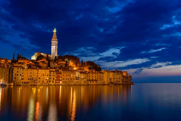 Fortified City at Night