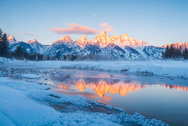 Icy Teton Reflection